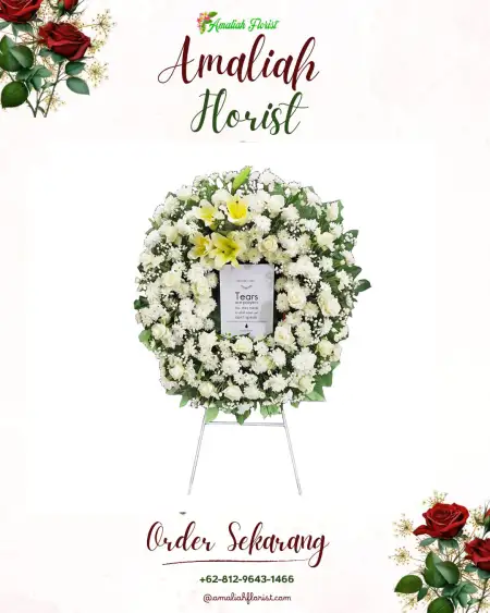 Krans Bunga Duka Pondok Karya