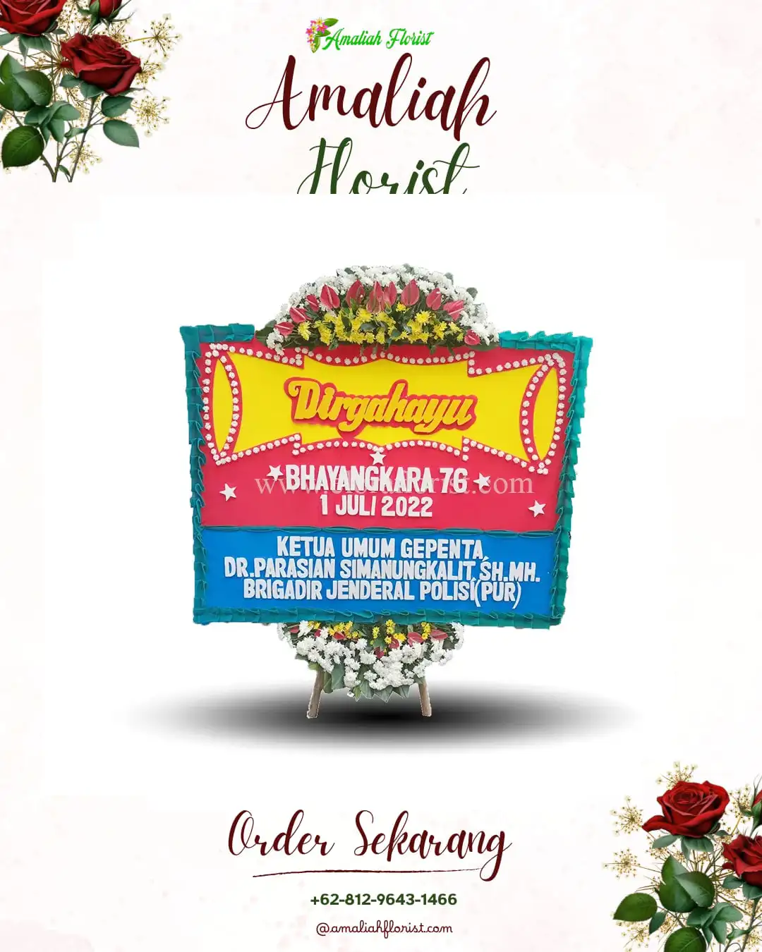 Papan Bunga HUT Ulang Tahun Pondok Karya